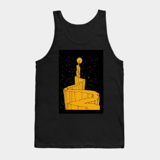 The road to the moon- A vintage book cover Tank Top